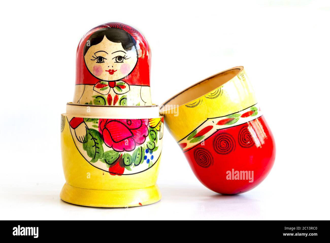 Traditionelle russische matryoschka Puppen Stockfoto