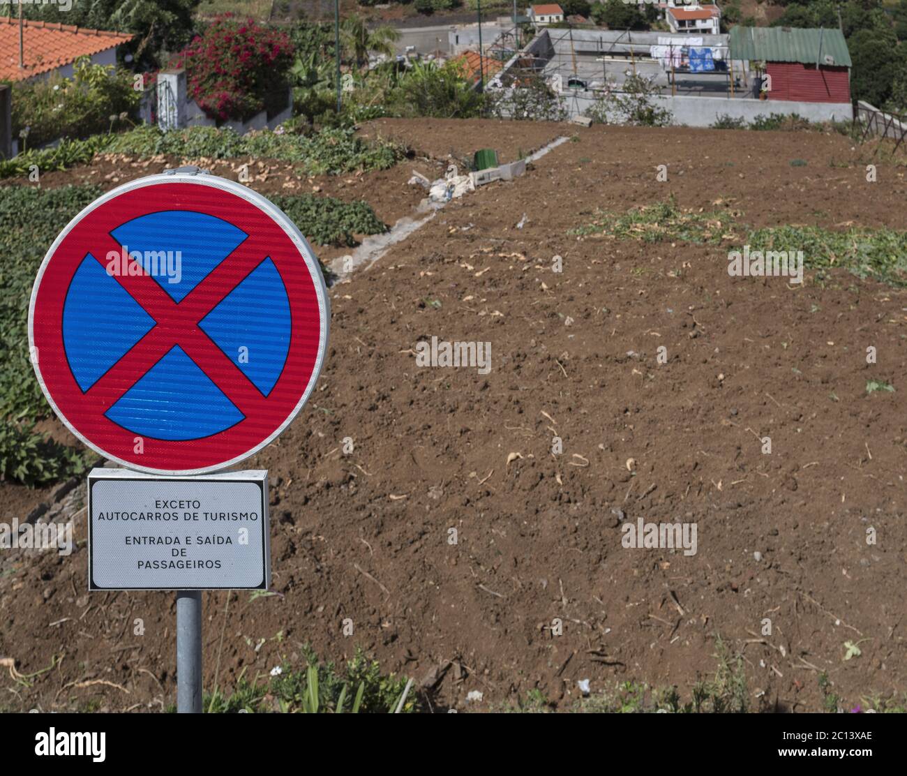 Halteverbot Stockfoto