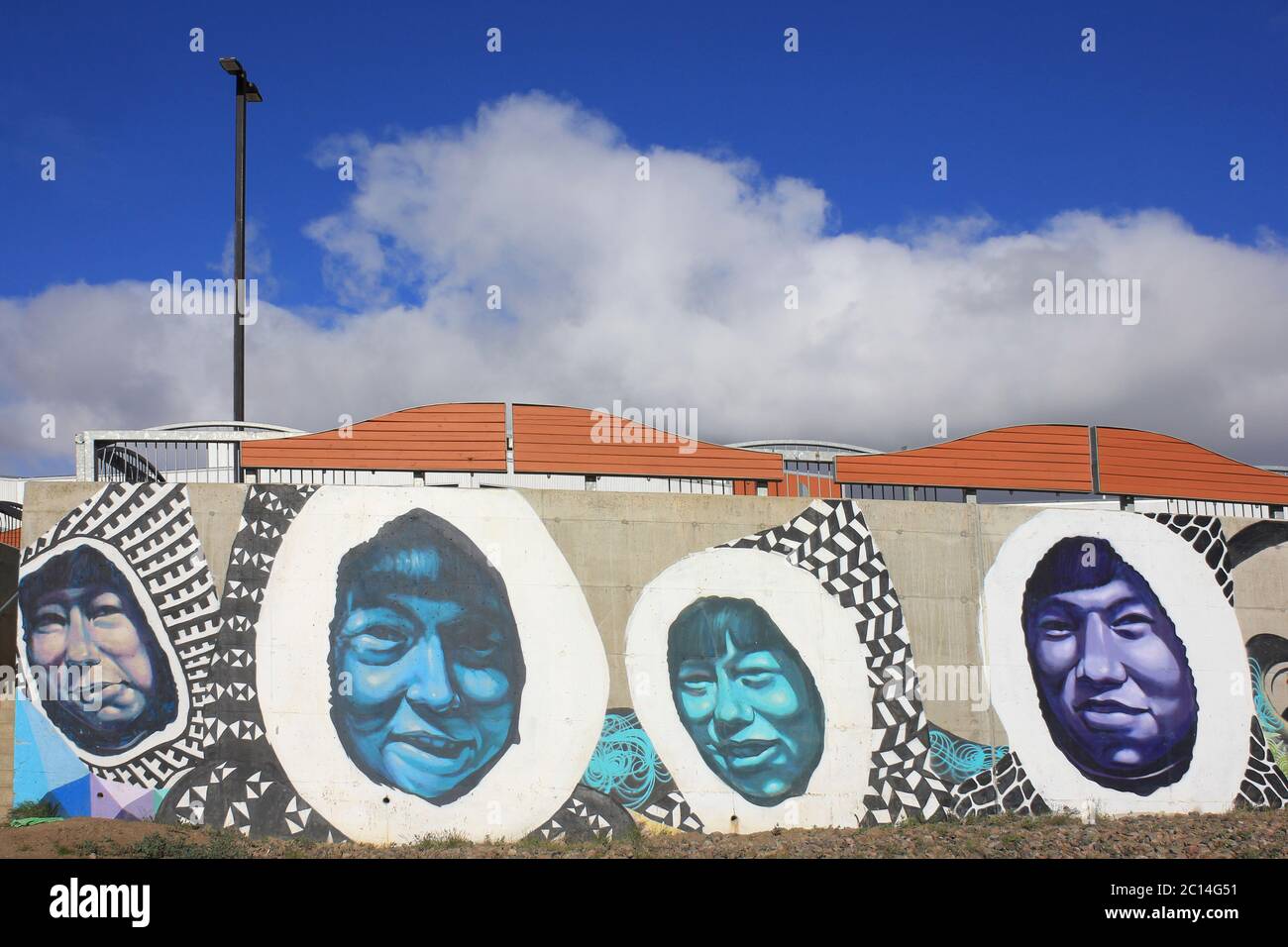 Inuit Kunst Im Qikiqtani General Hospital, Iqaluit, Baffin Island, Nunavut, Kanada Stockfoto