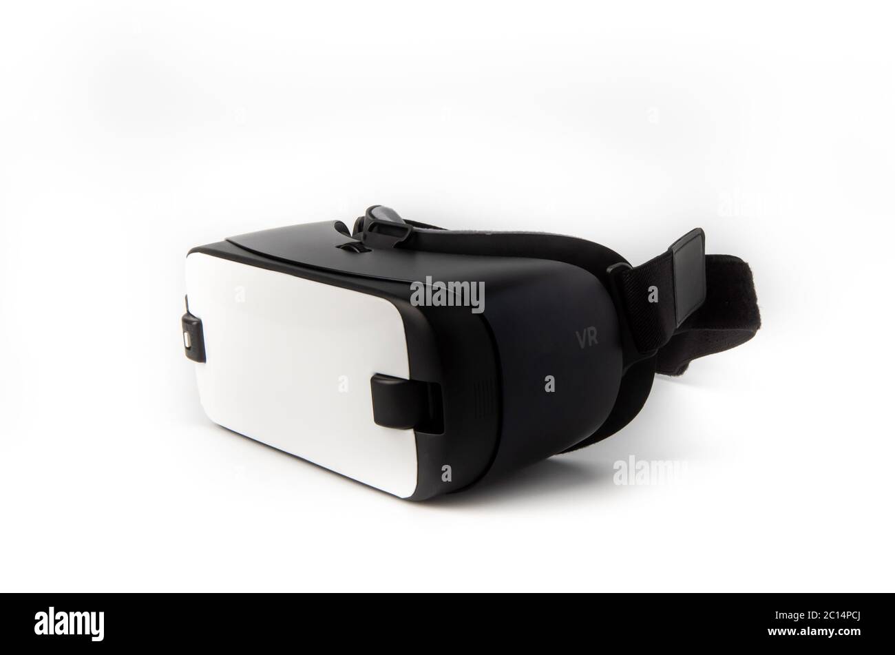 Virtuelle Realität Gläser auf weißem Hintergrund Stockfoto