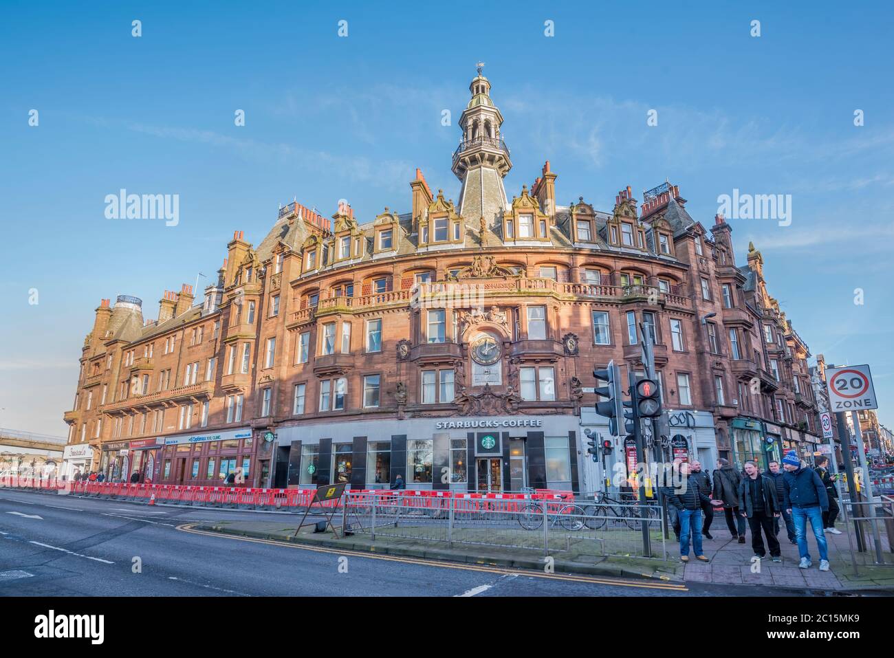 Charing Cross Mansions, St George's Road, Glasgow, Schottland Stockfoto