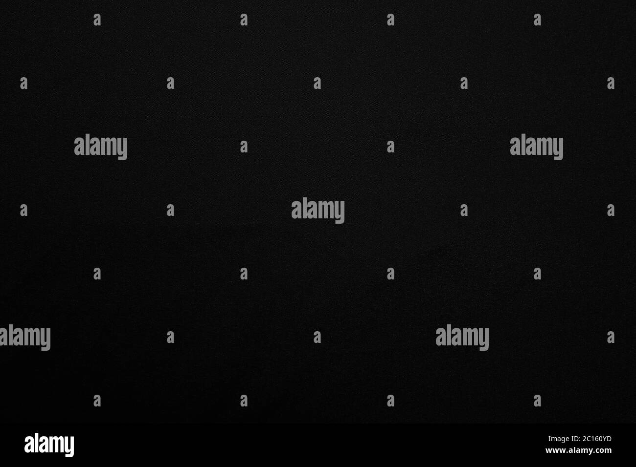 Einfaches schwarzes Farbverlauf abstraktes Hintergrundtextil mit Stoffmuster Stockfoto