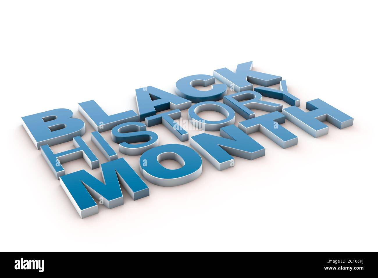 3 Abbildung: Black History Month d Stockfoto