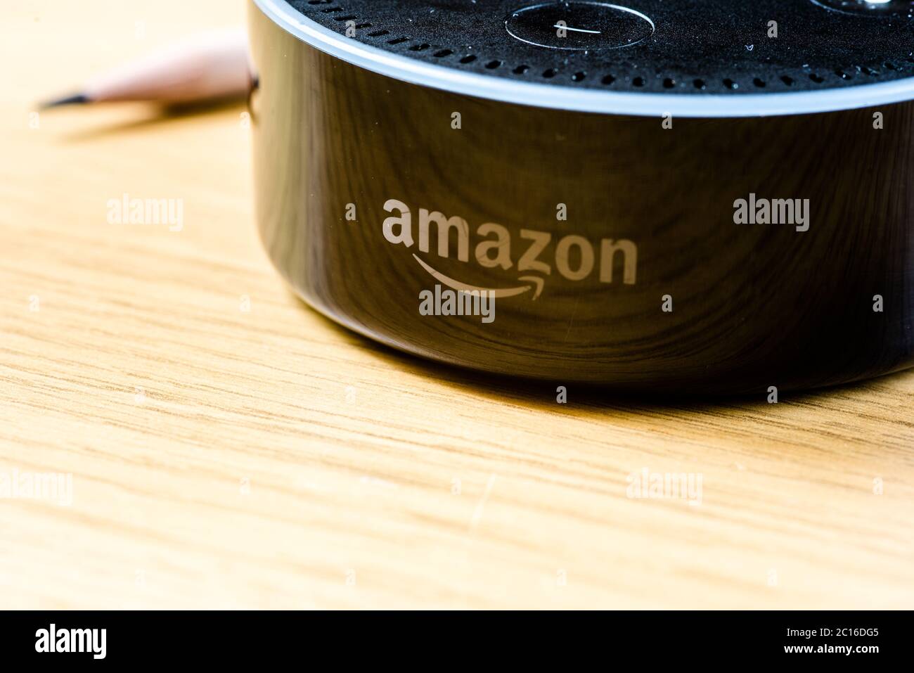 Alexa der virtuelle Assistent AI-Technologie von Amazon Stockfoto