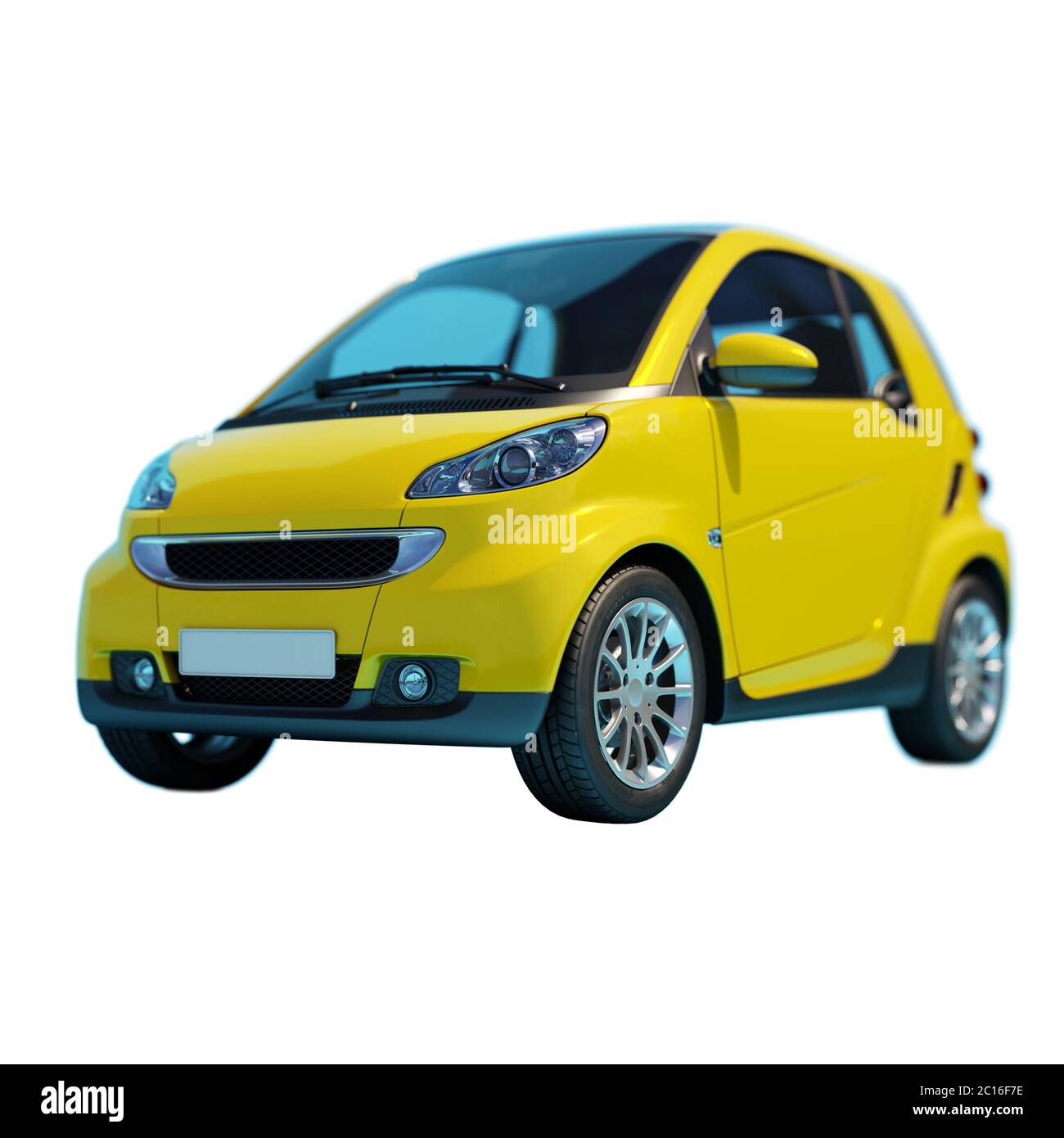 Nahaufnahme des Kompaktwagens Stockfoto