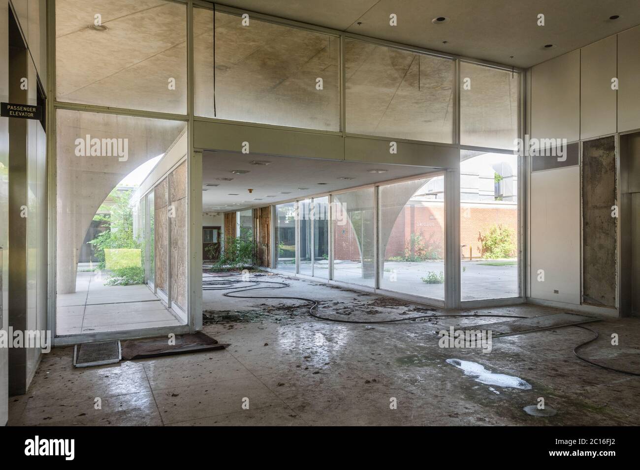 Elgin State Hospital entworfen von Bertrand Goldberg Stockfoto