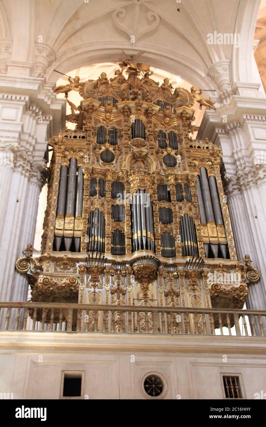 Kathedrale von Granada in Spanien Stockfoto