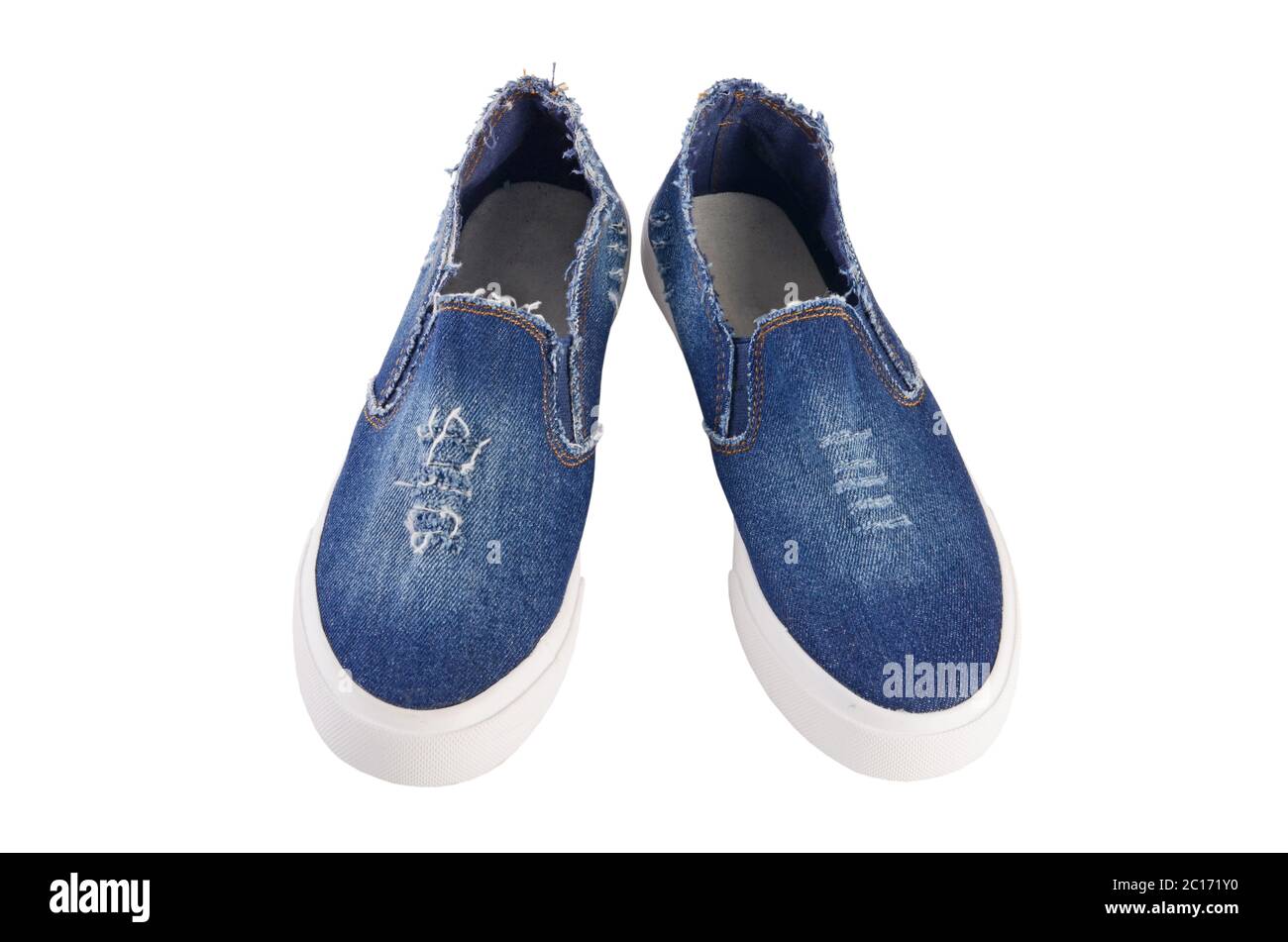 Frauen stilvolle Sportschuhe isoliert Stockfoto