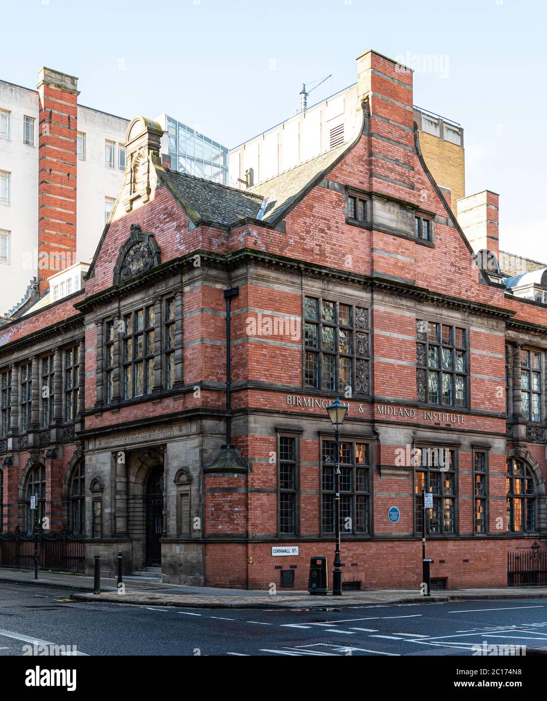 Birmingham, England - 17. März 2019: Der Bau der Birmingham und Midland Institut, eine Stiftung zur Förderung der Bildung in der midlan Stockfoto