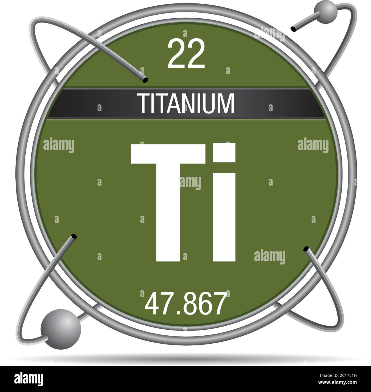 Periodic table elements titanium kaufen Alamy
