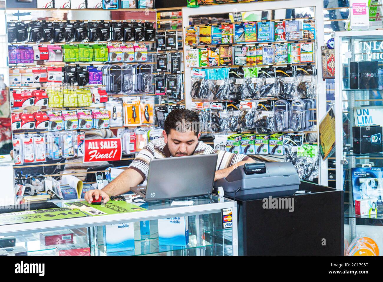 New Orleans Louisiana, River Waterwalk Marketplace, Hafen von New Orleans, Shopping Shopper Shopper Shopper Shop Shops Markt Märkte Marktplatz Kauf Verkauf, r Stockfoto