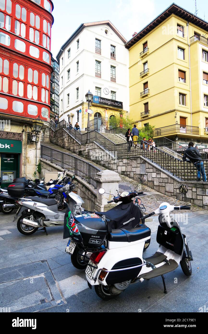 Archäologiemuseum in Bilbao, Spanien. Stockfoto