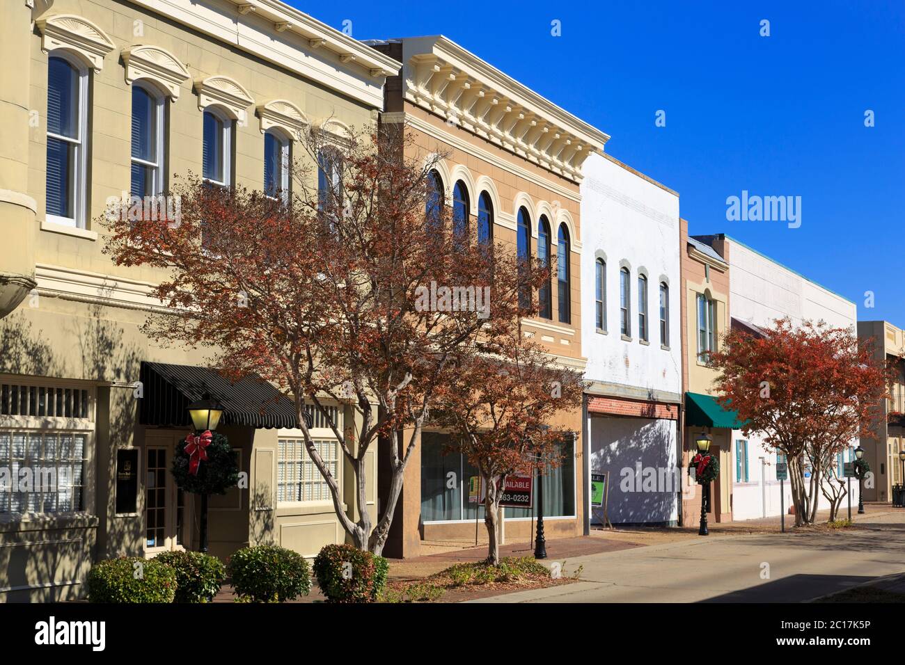 Historische Howard Street, Biloxi, Mississippi, USA Stockfoto