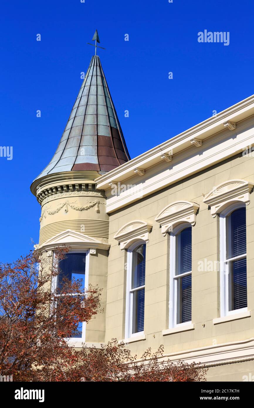 Historische Howard Street, Biloxi, Mississippi, USA Stockfoto