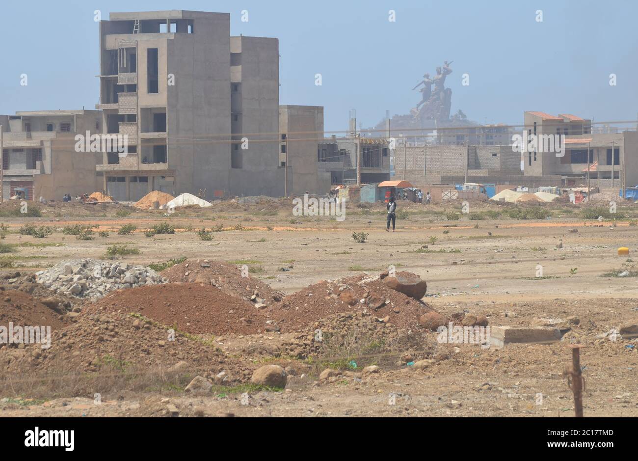 Öl-getriebener Bauboom in Dakar, Senegal Stockfoto