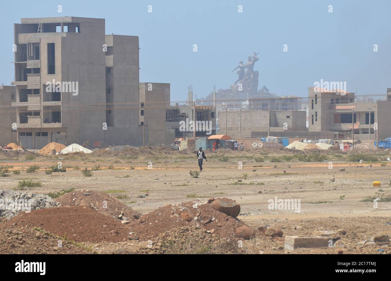 Öl-getriebener Bauboom in Dakar, Senegal Stockfoto