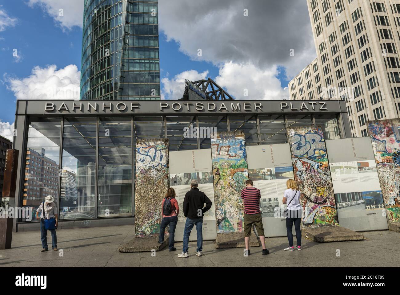 Bahnhof Potsdamer Platz Stockfoto