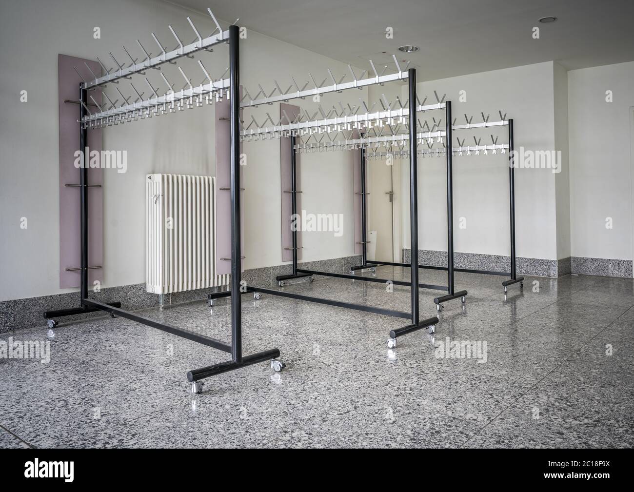 Garderobe Stockfoto