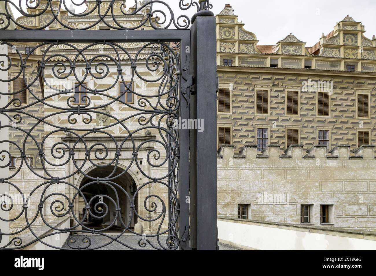 Schloss Bischofseinitz – Horšovsk ý T ý n, Tschechien Stockfoto