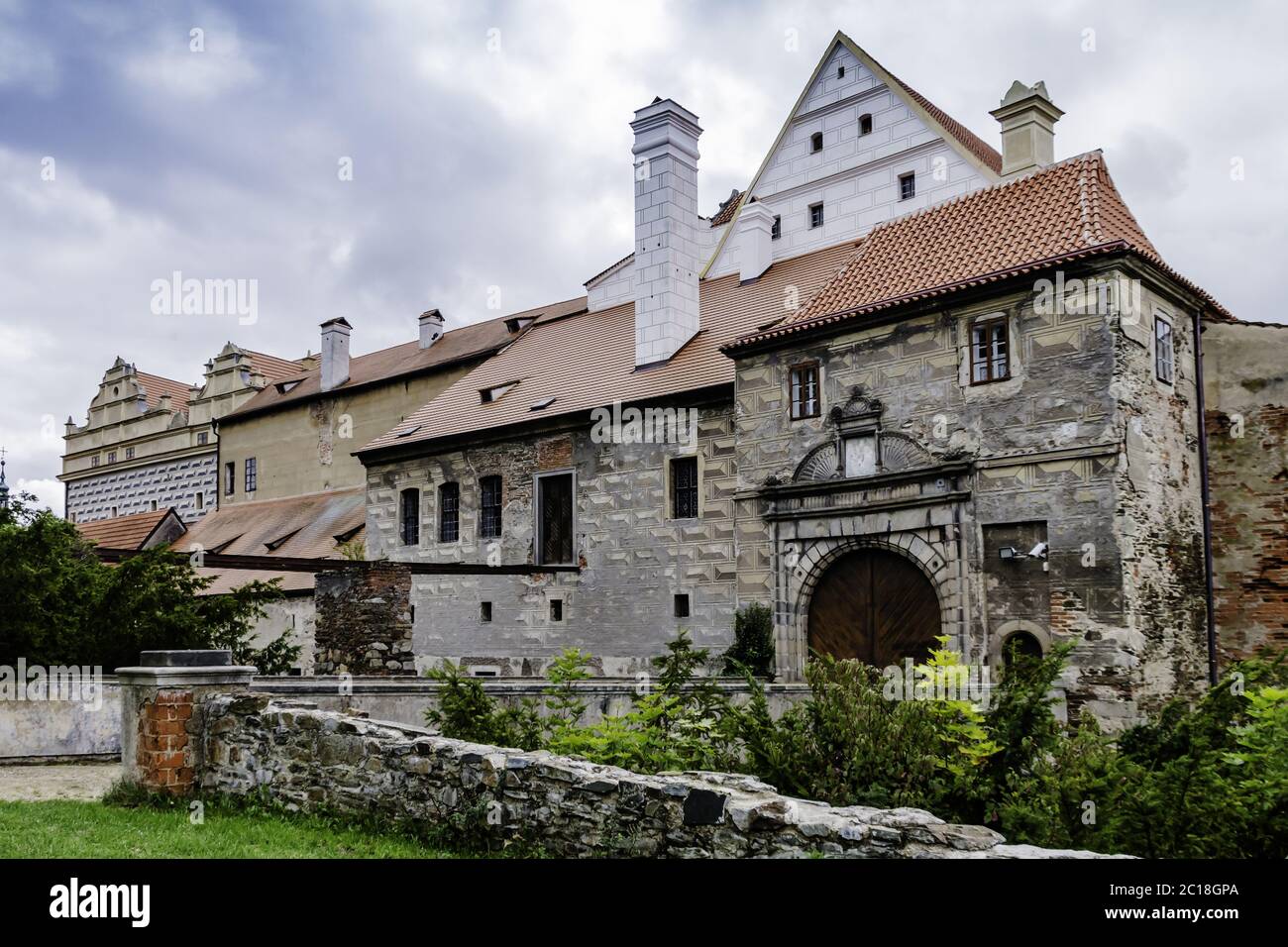 Schloss Bischofseinitz – Horšovsk ý T ý n, Tschechien Stockfoto