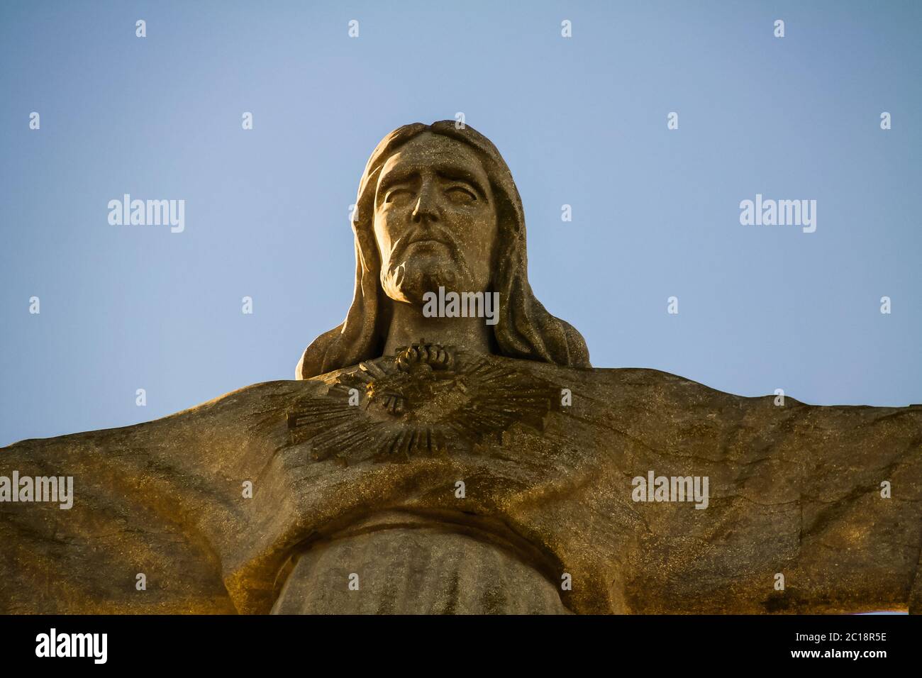National Sanctuary of Christ the King Statue, Lissabon, Portugal Stockfoto