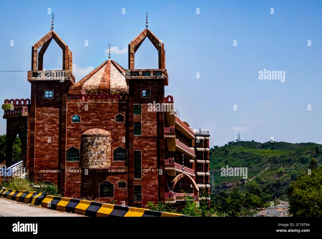 Al Nadwa Islamische Bibliothek und Moschee in Islamabad, Pakistan Stockfoto