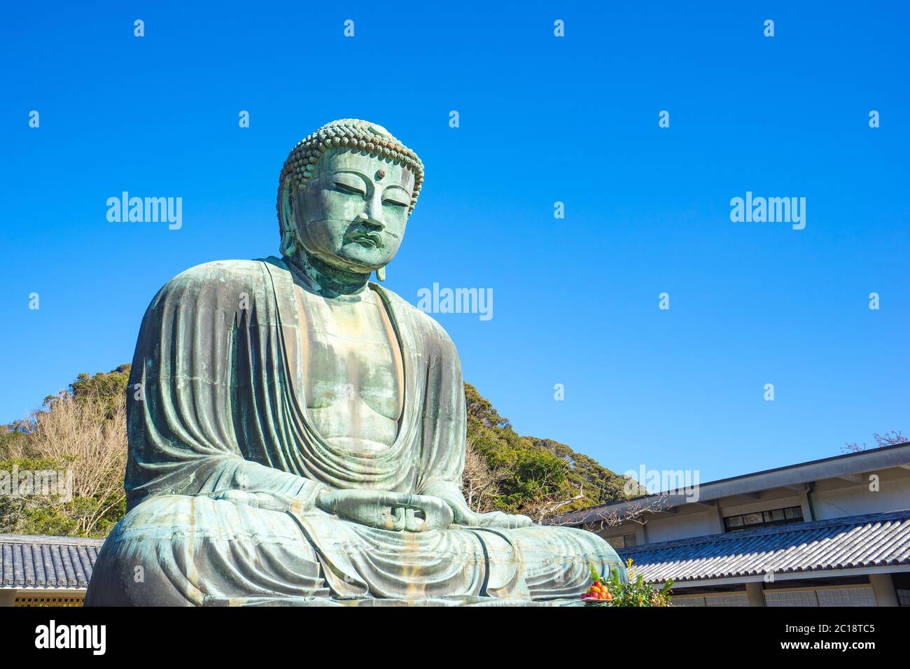 Daibutsu der große buddha am kotokuin Tempel in Kamakura, Kanagawa Präfektur, Japan Stockfoto