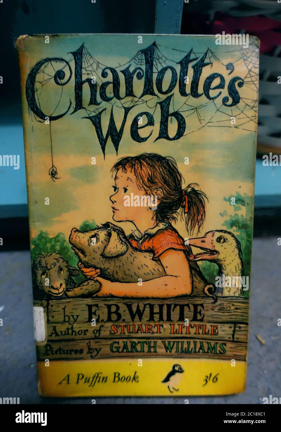 Buchcover Charlottes Web Classic Cover Stockfoto