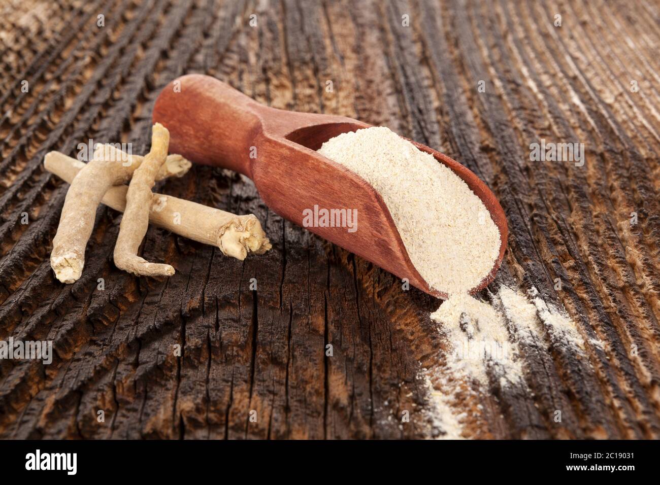 Ashwagandha Superfood Remedy Stockfoto