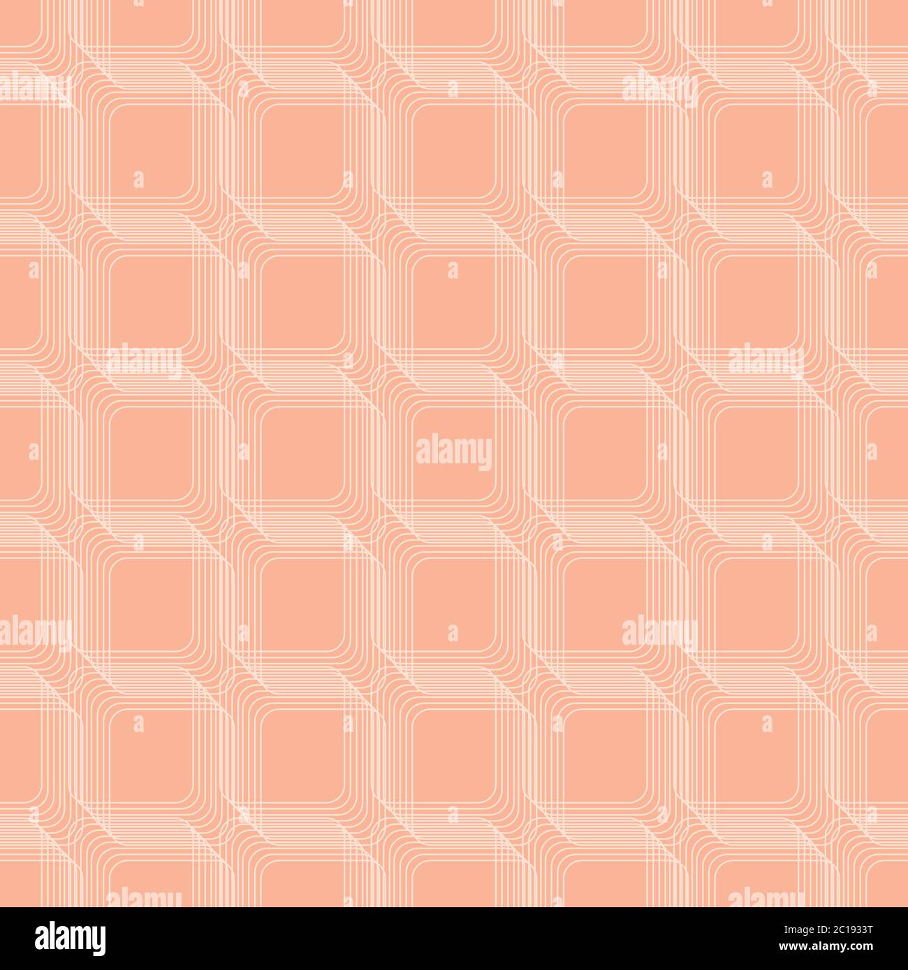 Blassrosa abstraktes geometrisches nahtloses Vektor-Muster Stock Vektor