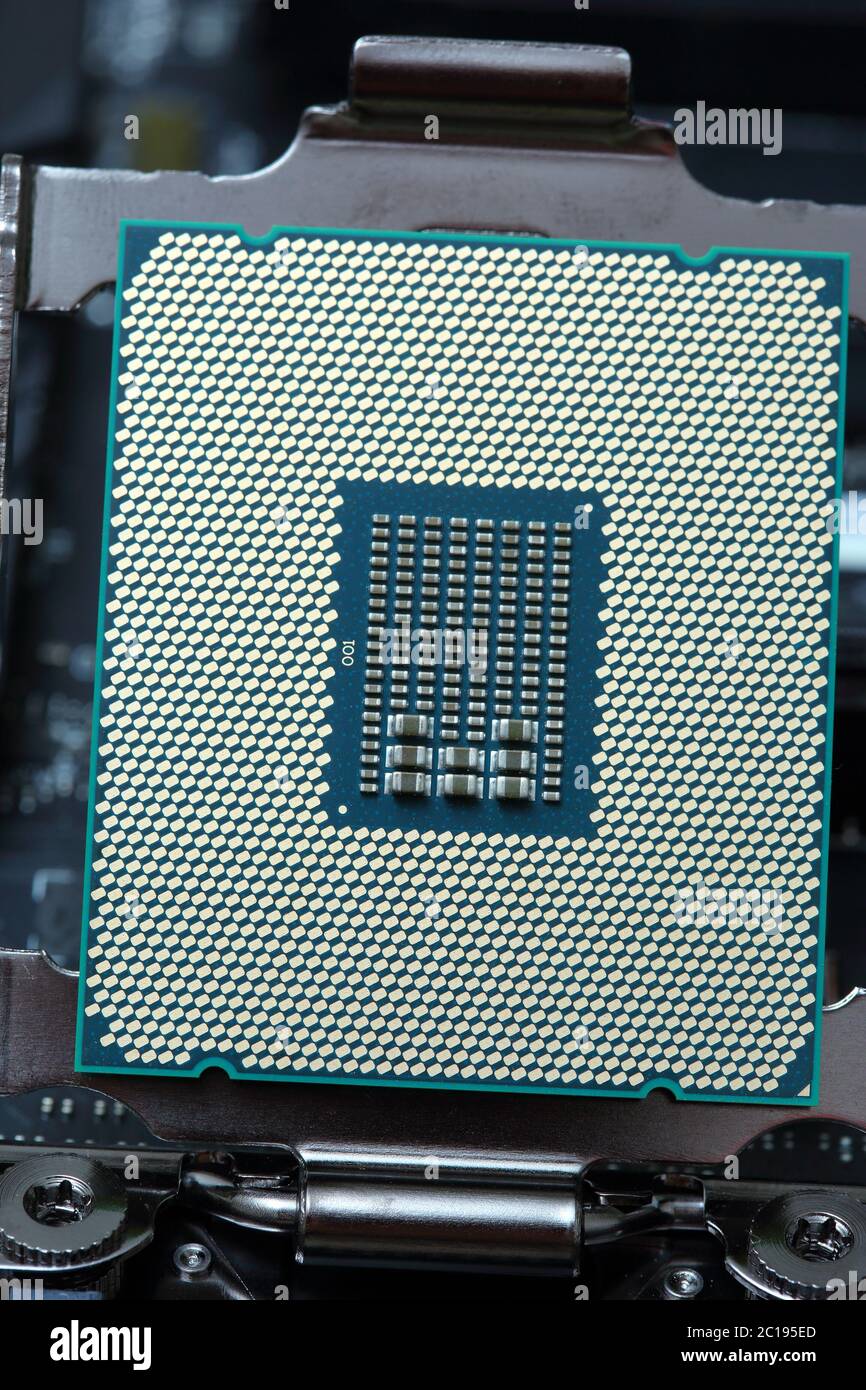 Moderne zentrale Prozessor CPU Stockfoto