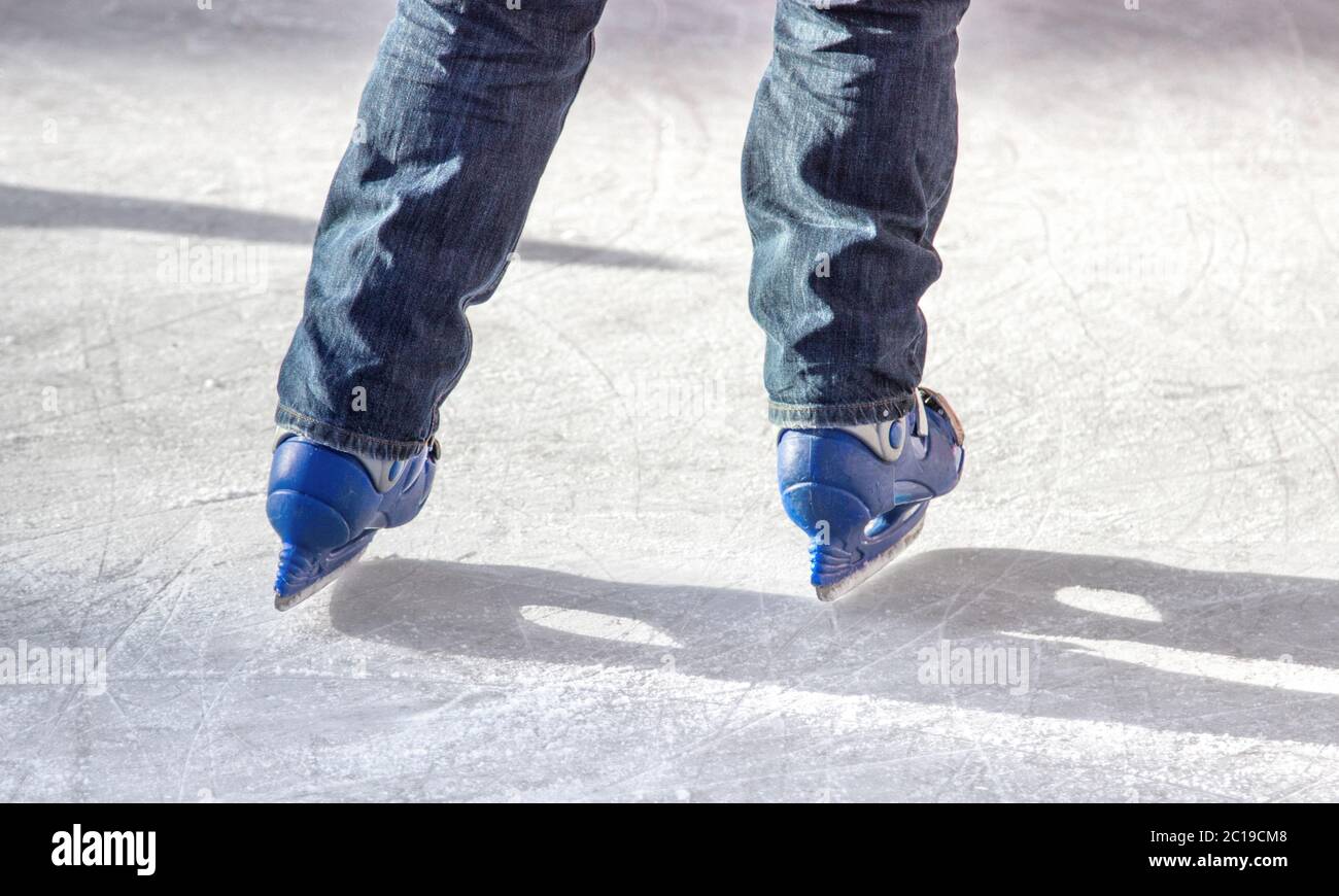 Eis-skater Stockfoto