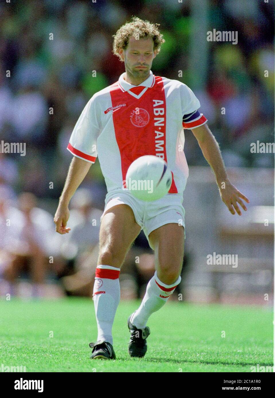Dortmund Deutschland 8.8.1998, Fußball: Freundschaftsspiel Borussia Dortmund (BVB) gegen Ajax Amsterdam (Ajax) – Danny BLIND (Ajax) Stockfoto