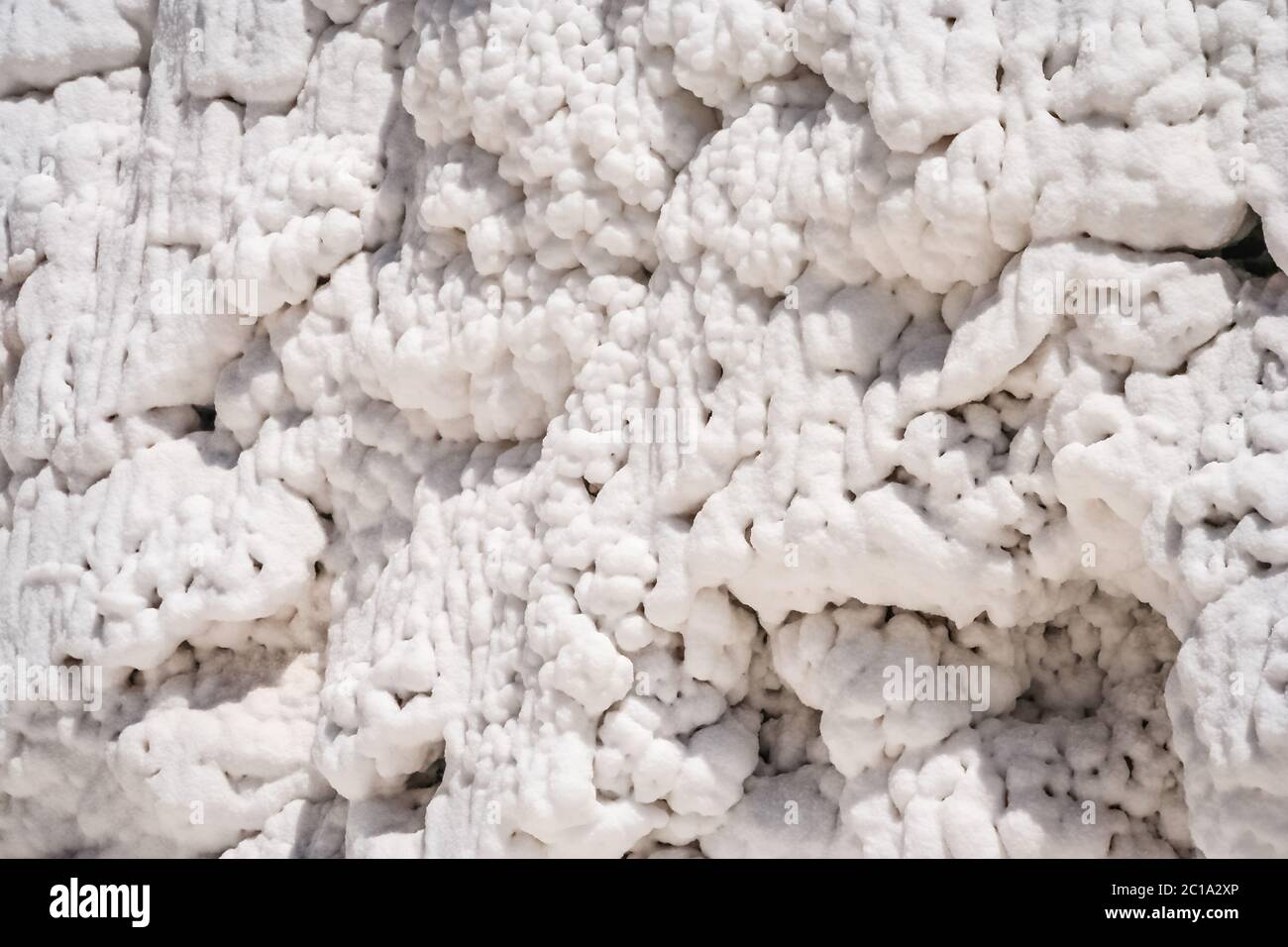 In der Nähe von Salz auf den Berghängen Stockfoto