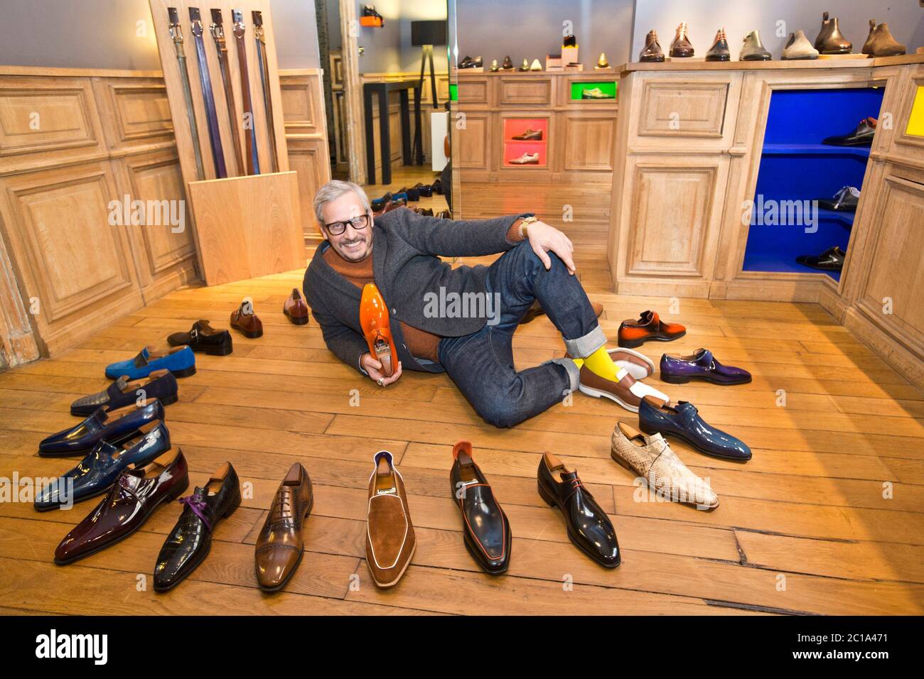 PIERRE CORTHAY SCHUHMACHER Stockfoto