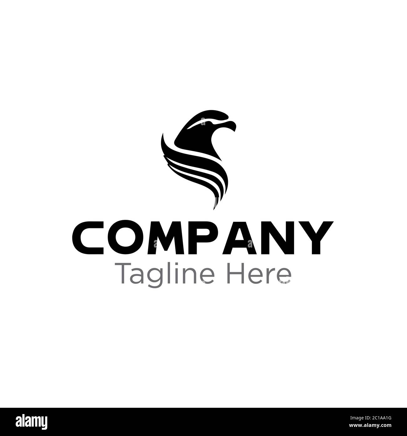 Eagle Vector Logo Vorlage Firmenlogo Design Element Kreative Idee Stock Vektorgrafik Alamy