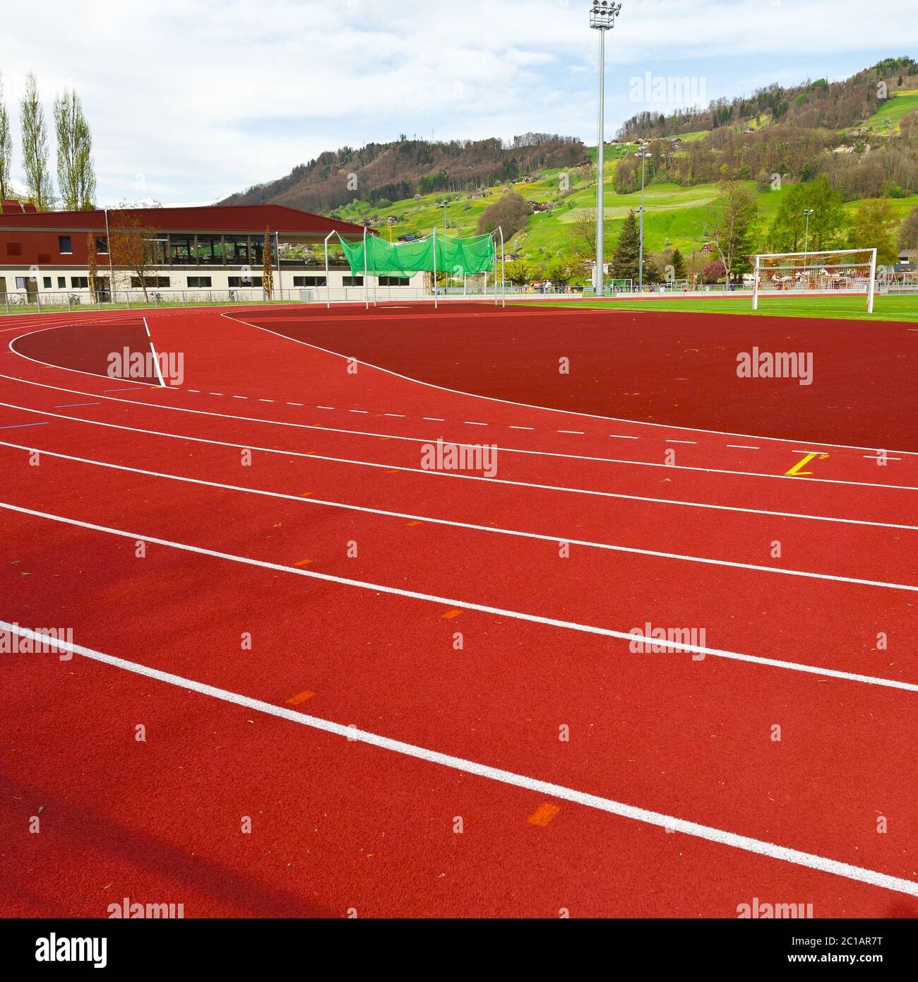 Laufstrecken Stockfoto