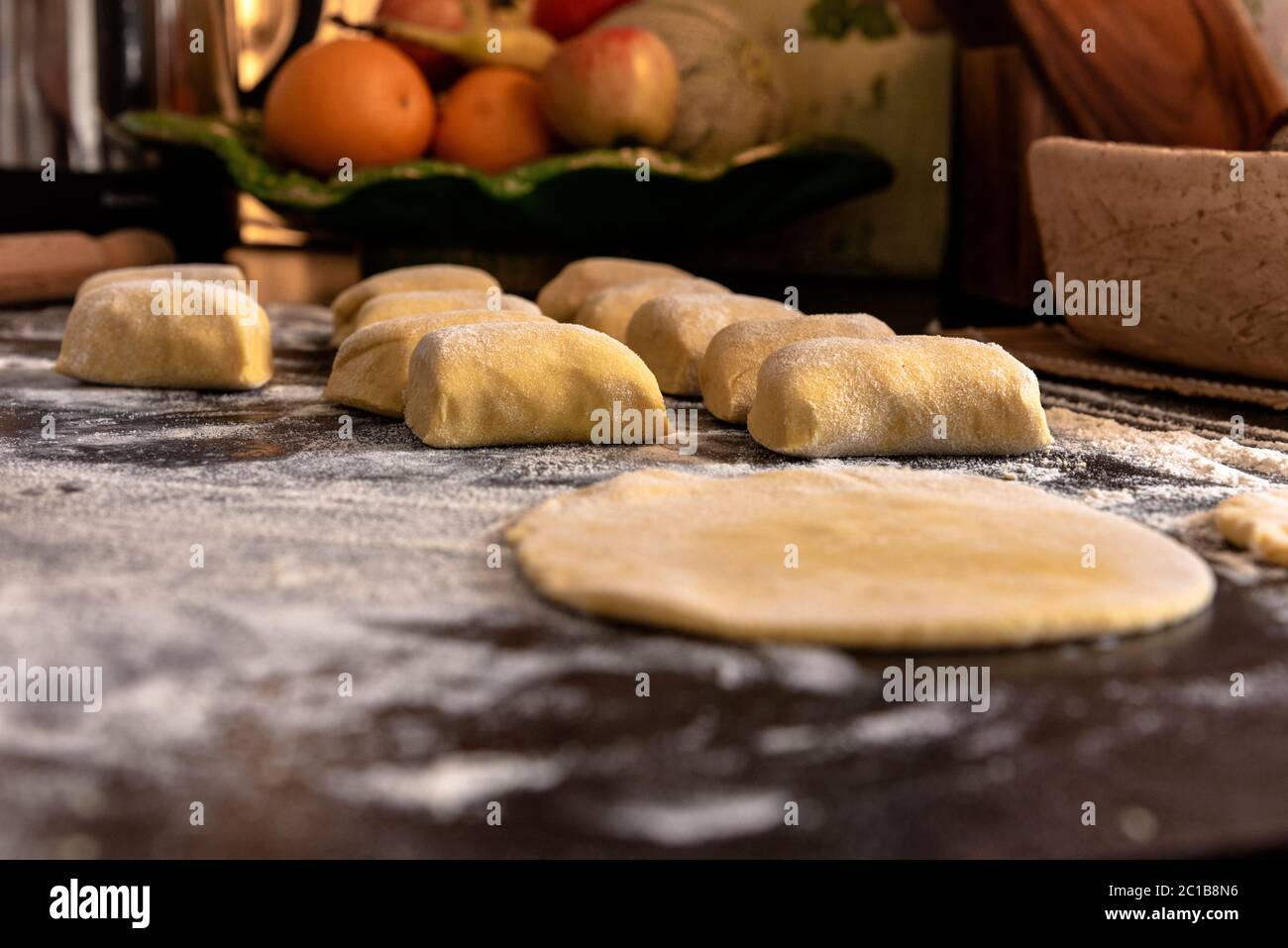 Hausgemachte Pilzgebäck Stockfoto