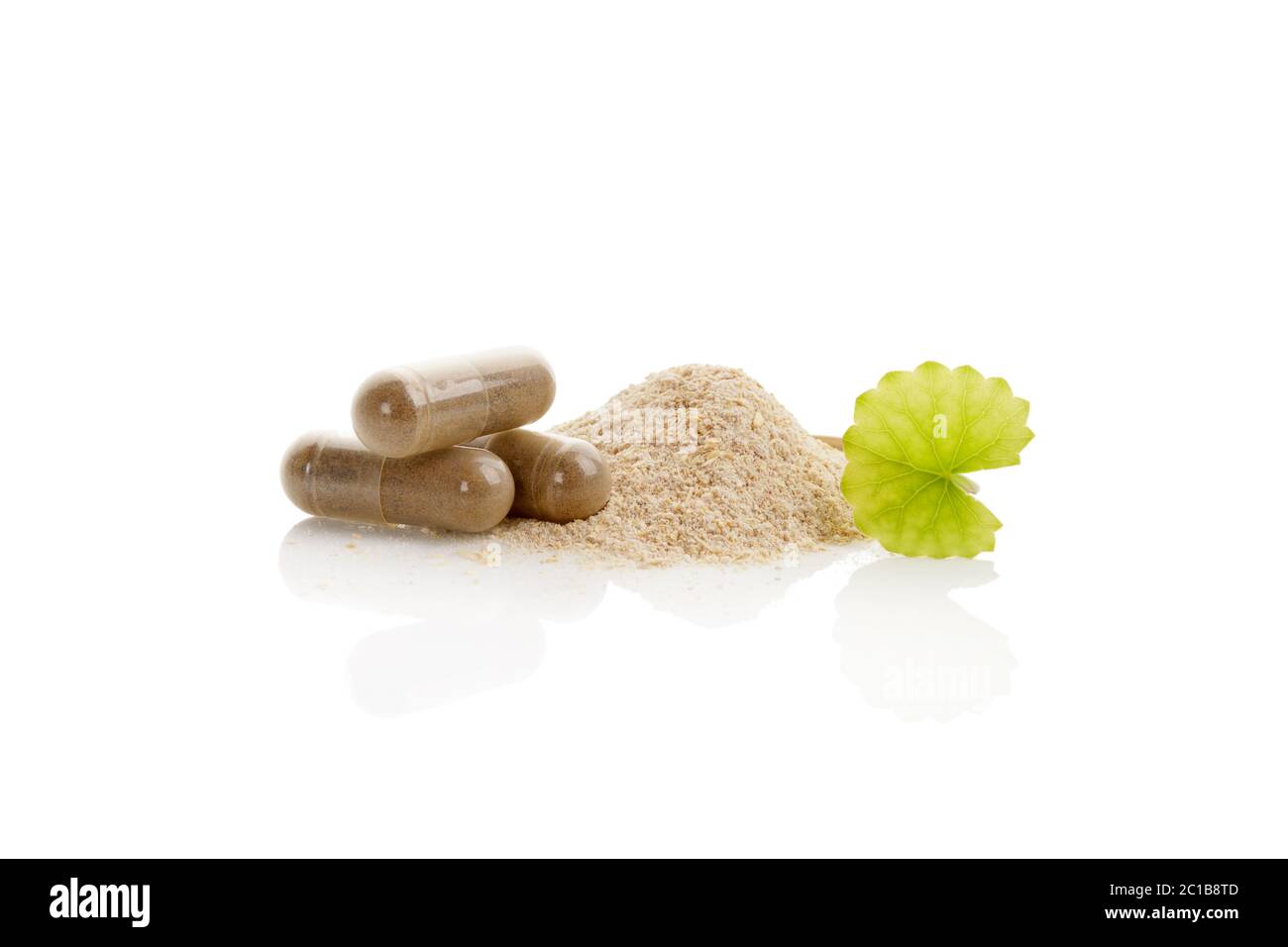 Gotu Kola Kräuterhilfsmittel Stockfoto