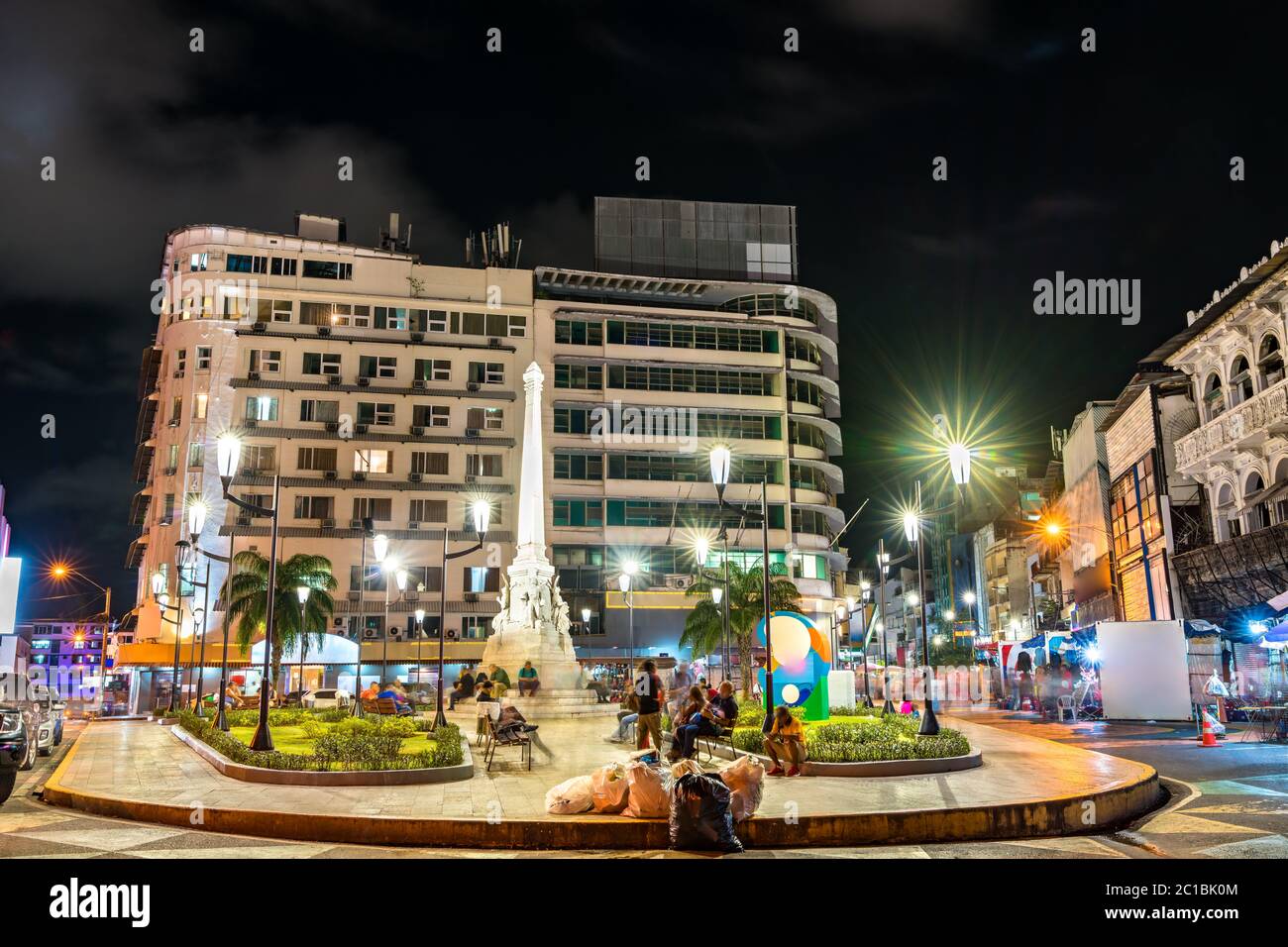 Denkmal für die Tragödie von El Polvorin in Panama City Stockfoto