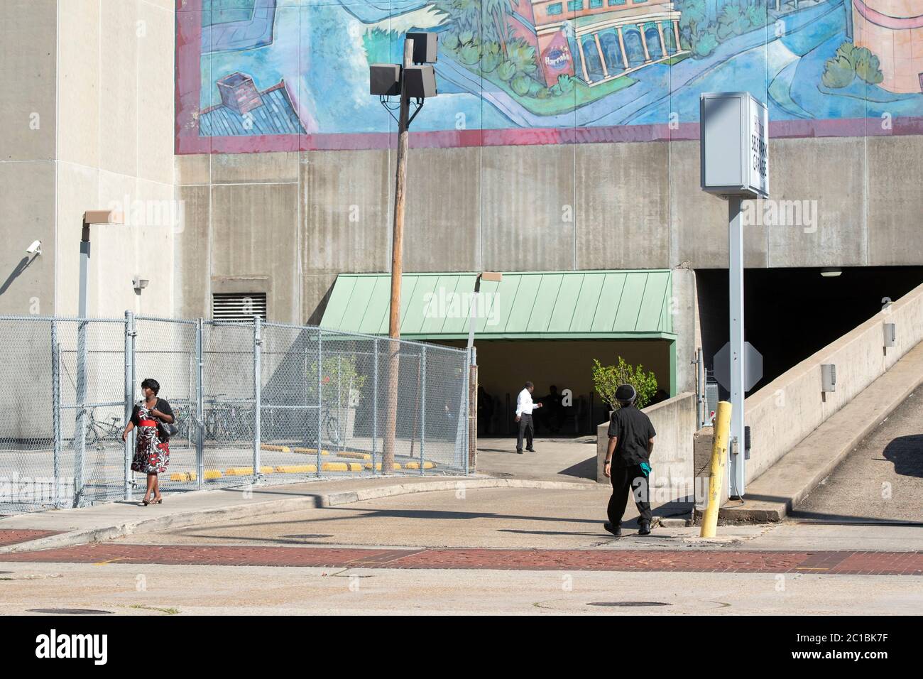 USA, Louisiana, New Orleans, Downtown Street Photo Stockfoto