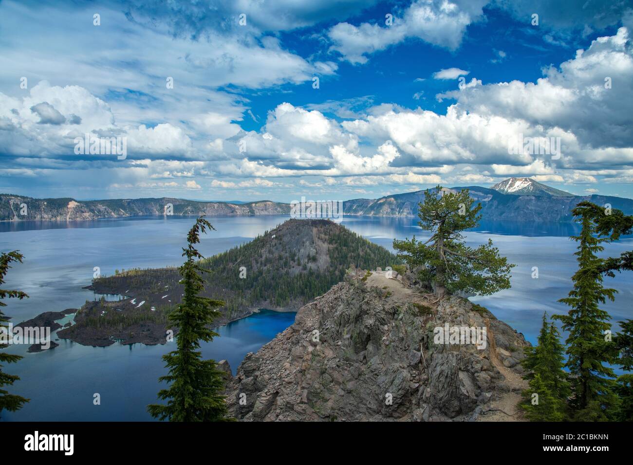 USA, Amerikaner, Pazifischer Nordwesten, Cascade Mountains, Oregon, Crater Lake, Nationalpark, Stockfoto