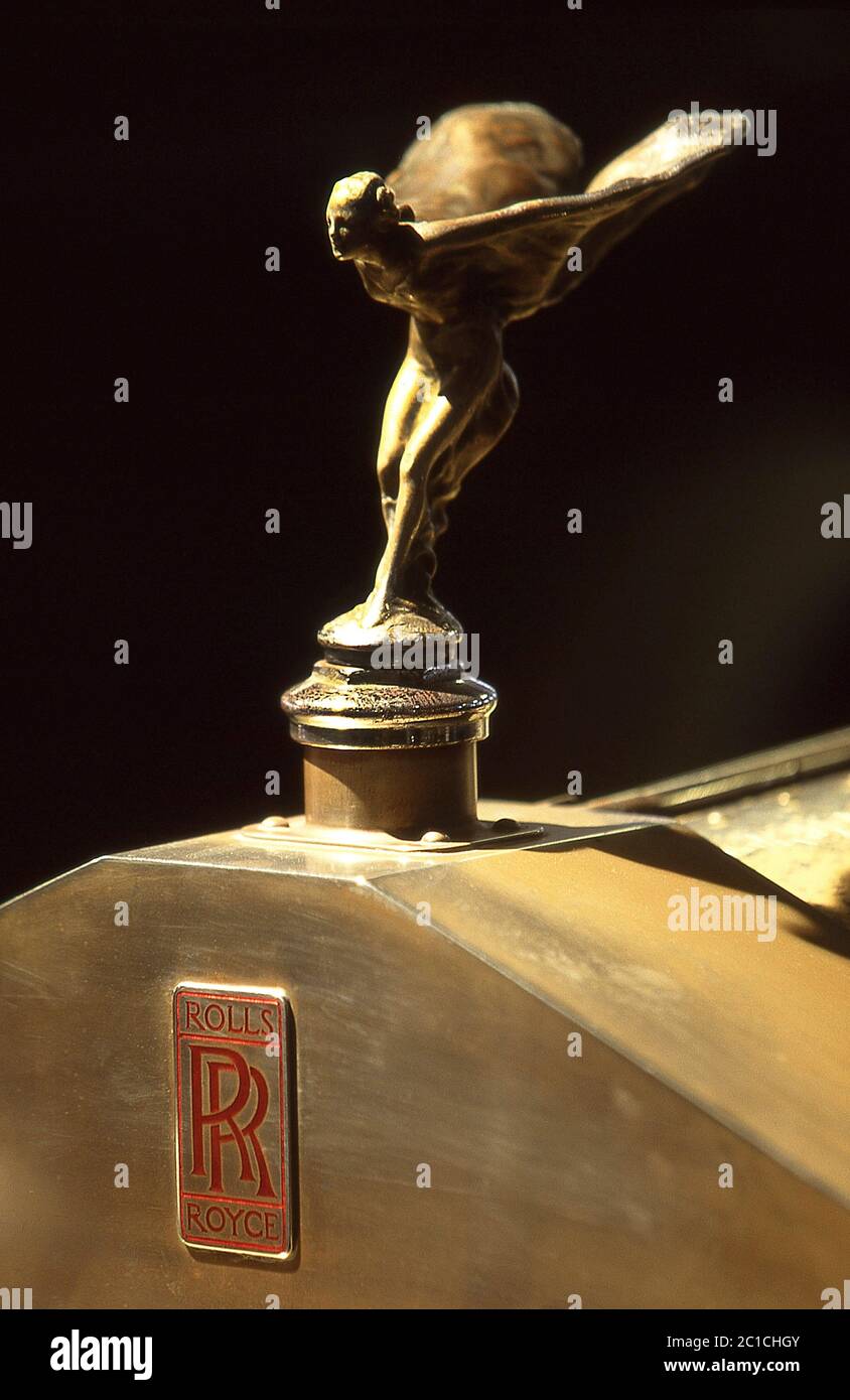Vintage Rolls Royce Spirit of Ecstasy Radiator Mascote Stockfoto