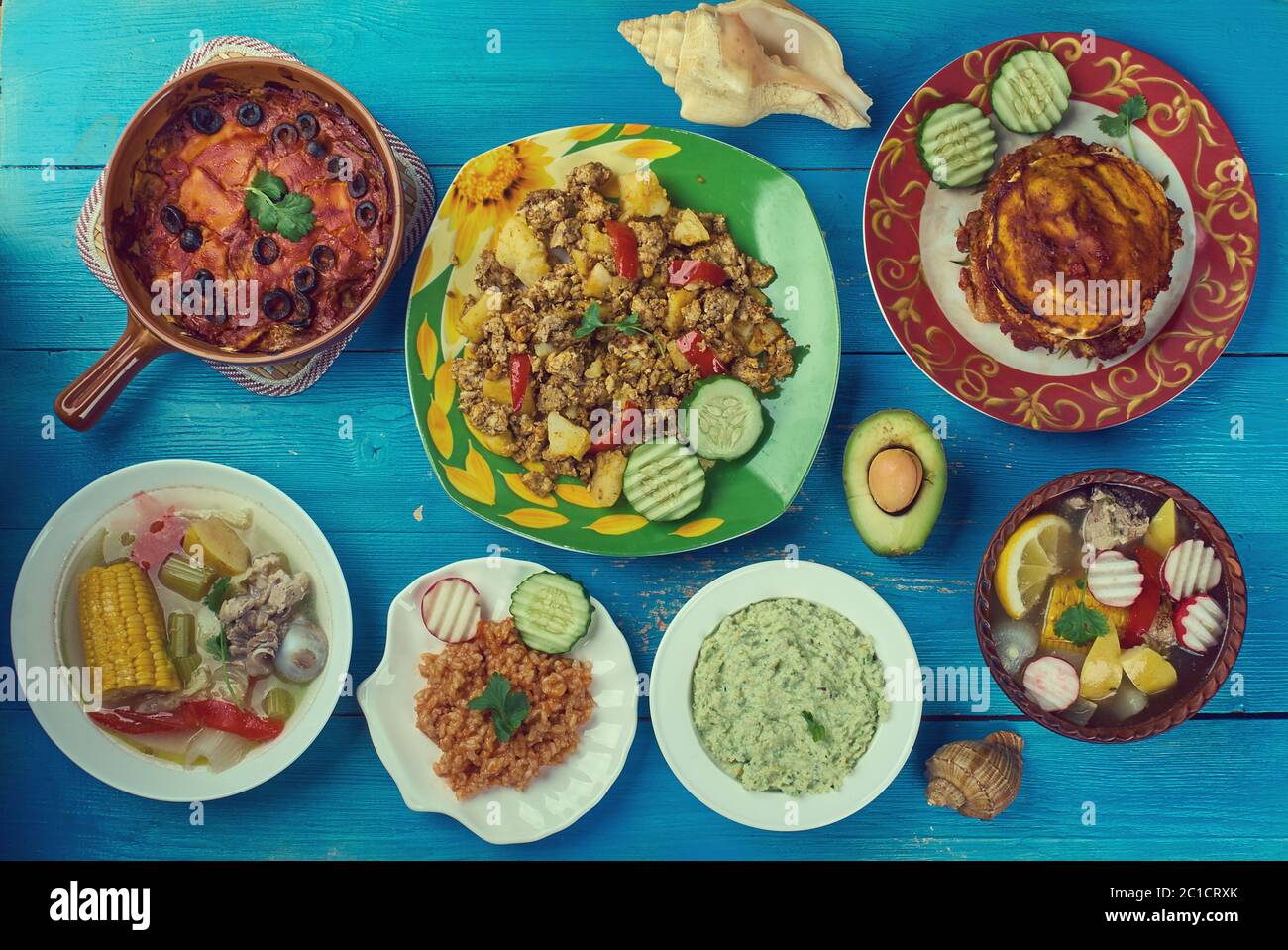 Mexikanische Küche Stockfoto