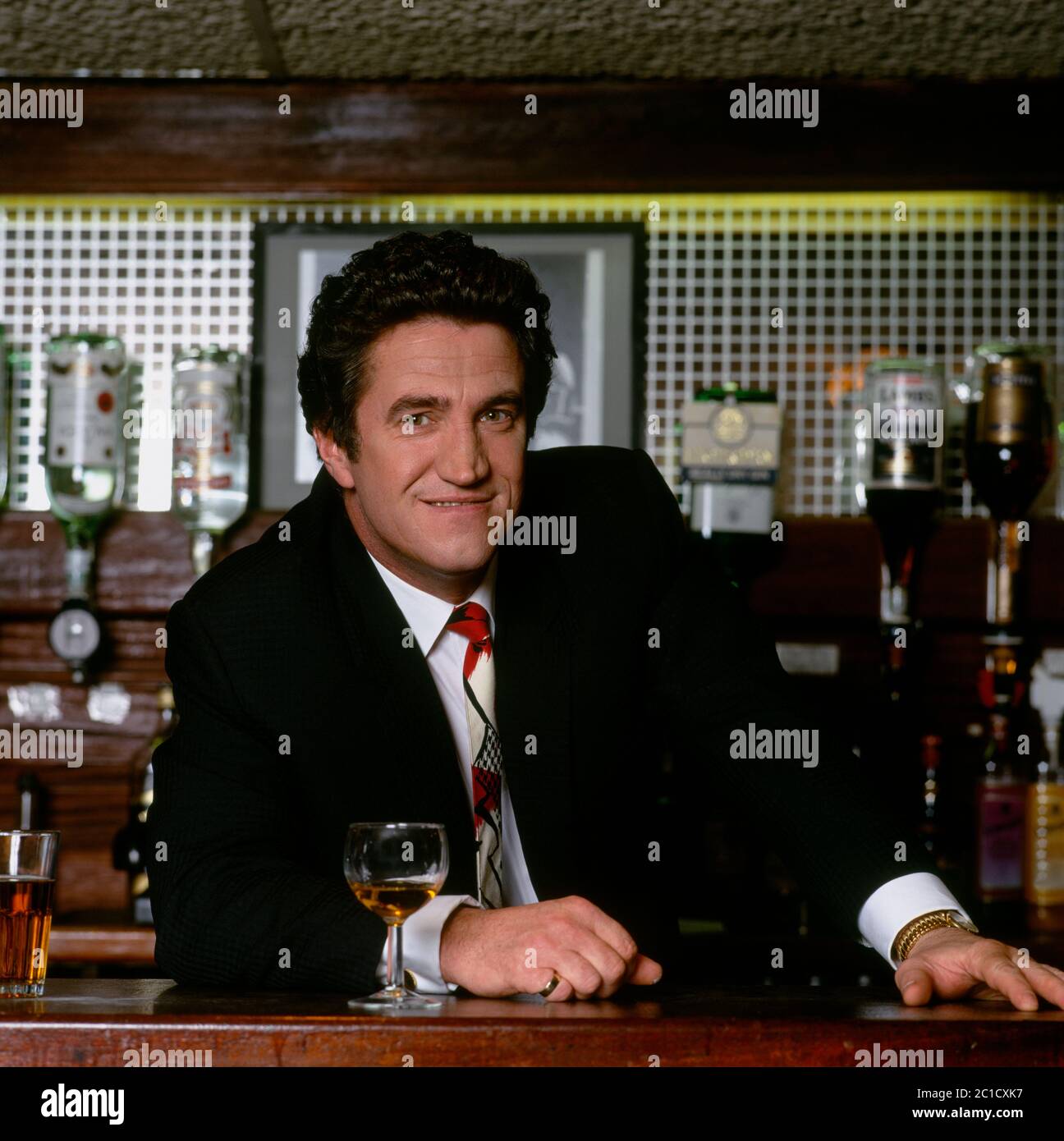 Schauspieler Michael Melia als Krimineller Freddie Mills Stockfoto