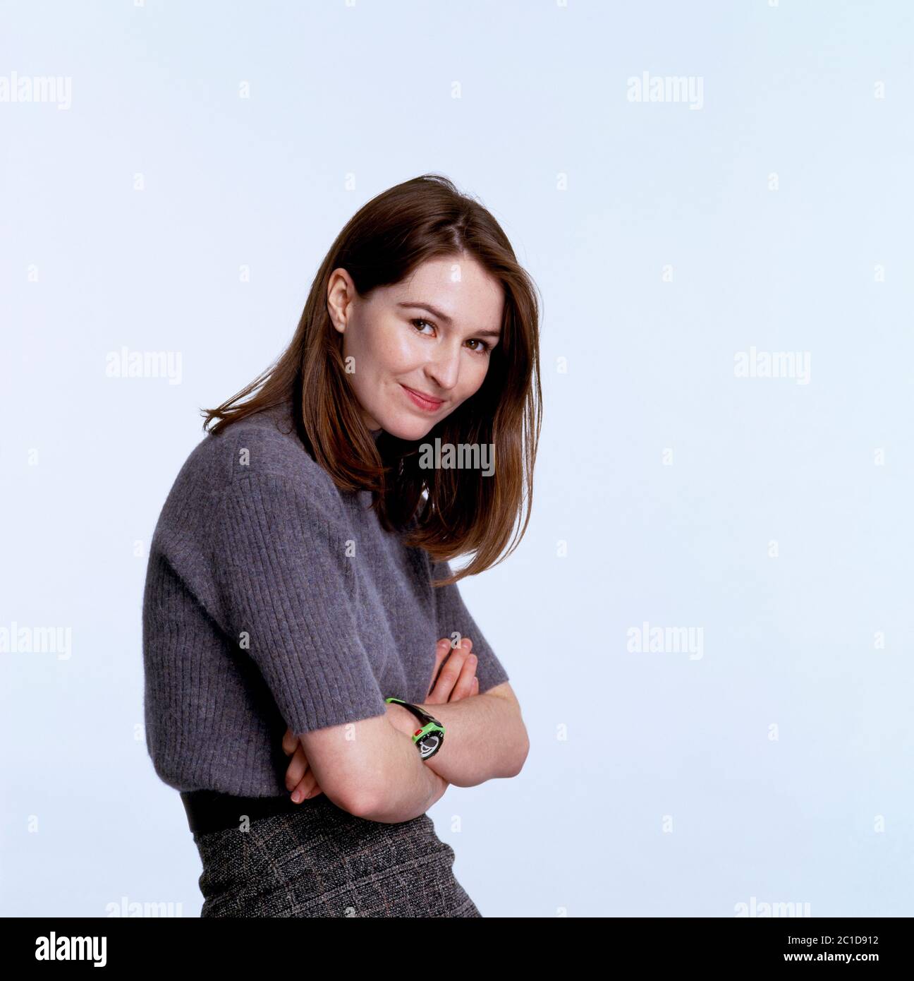Die britische Schauspielerin Helen Baxendale, die Rachel in Cold Feet spielte Stockfoto