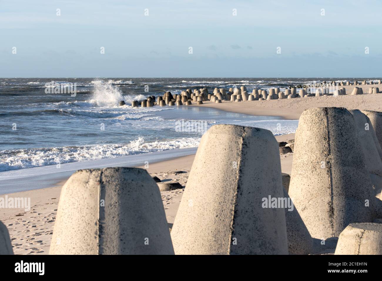 Sturm tief Benjamin Stockfoto