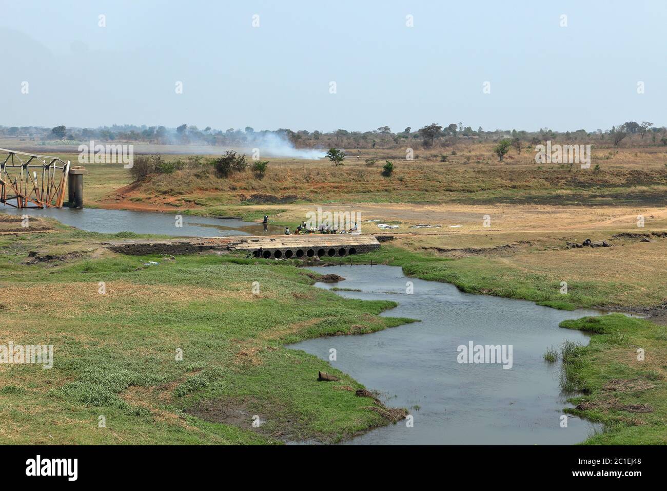 Landschaft und Natur in Malawi Stockfoto