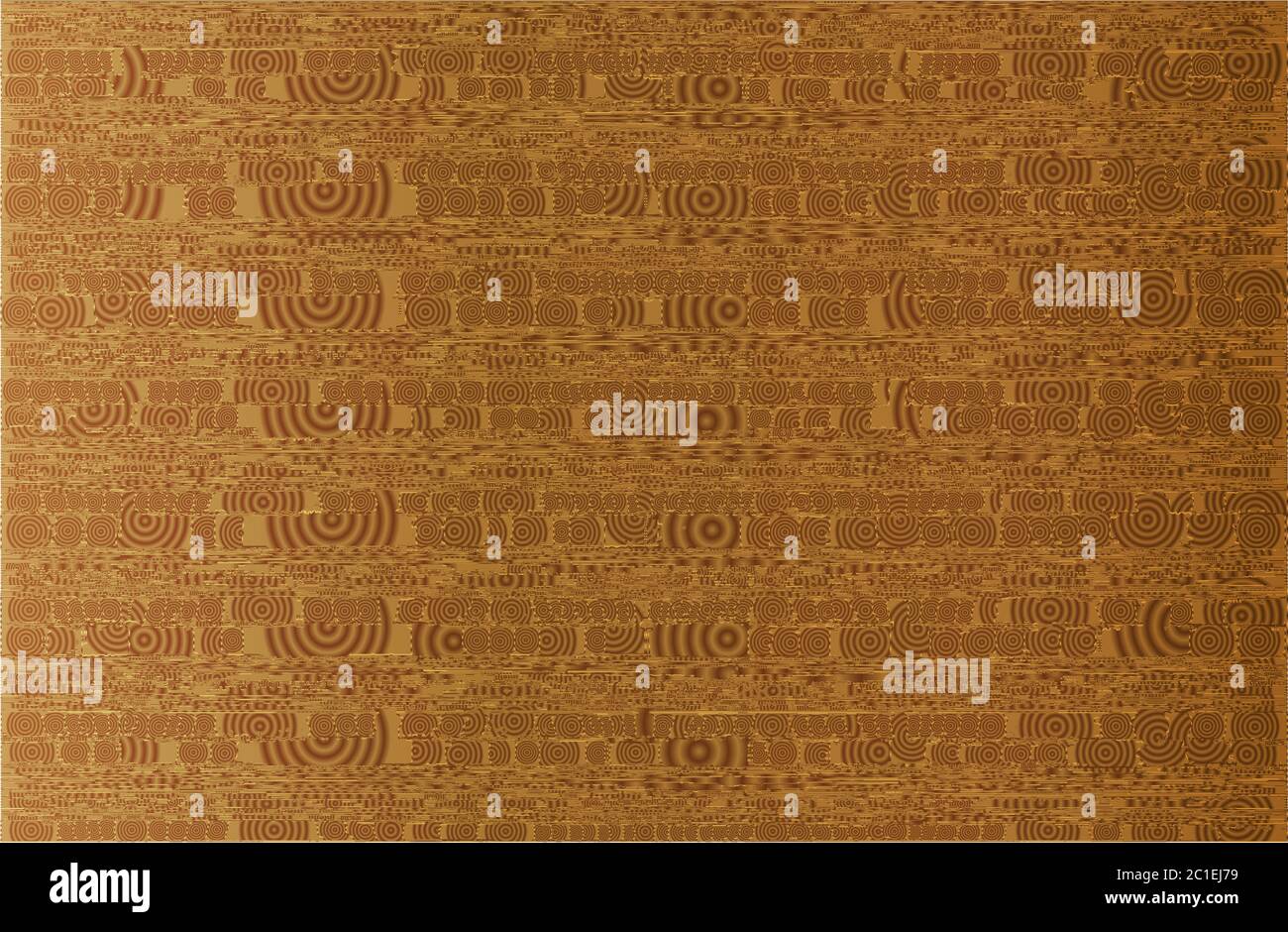 Abstraktes Goldmuster mit horizontalen Streifen. Luxuriöser Hintergrund. Stock Vektor