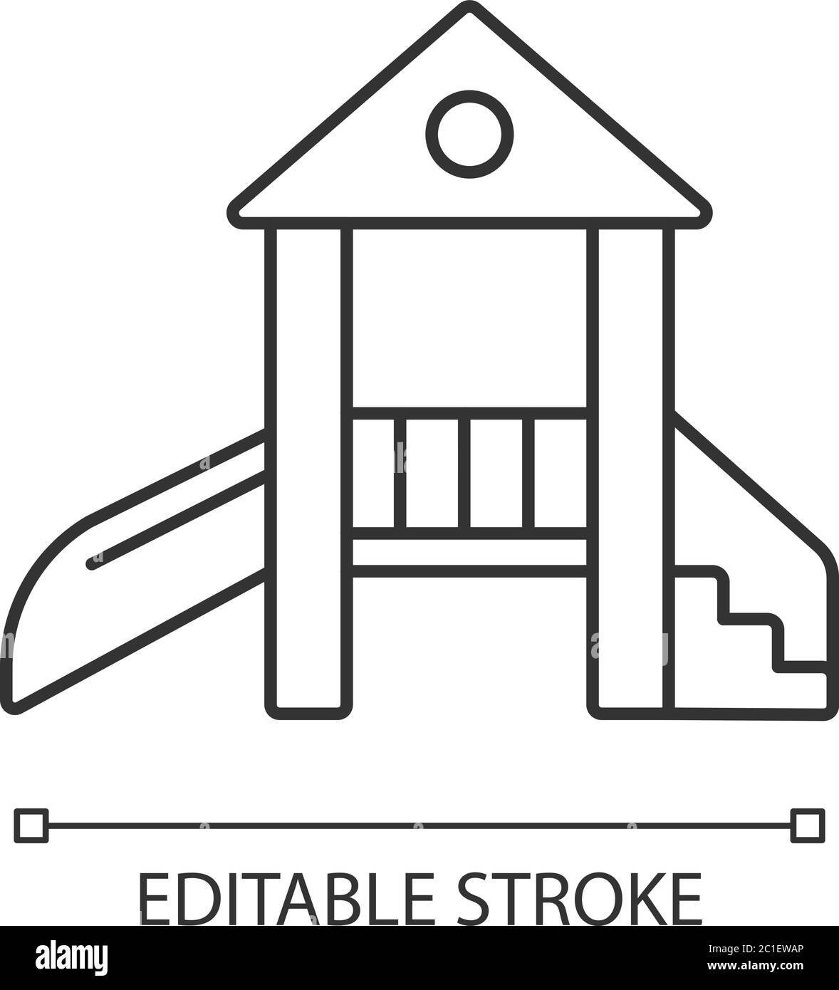 Spielbereich für Kinder Glyphe-Symbol Stock Vektor